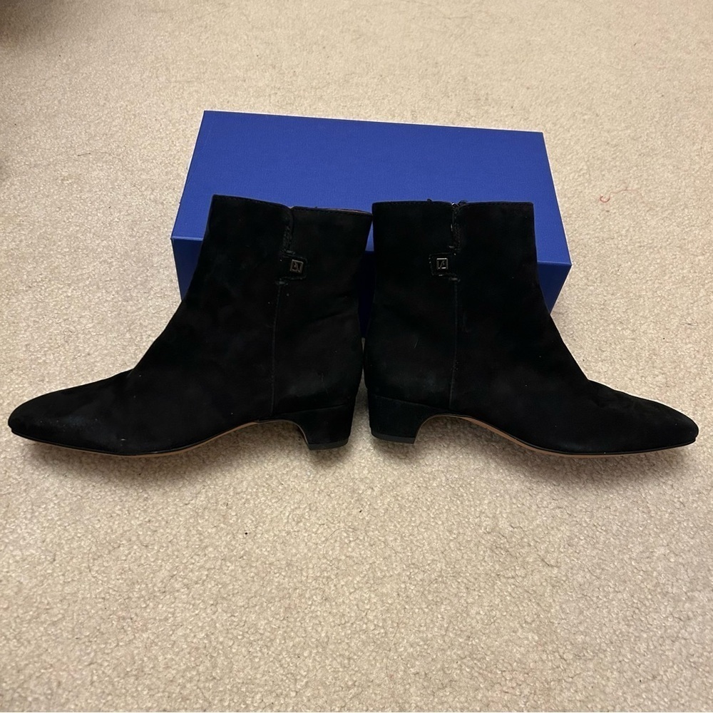 Franco Sarto Luella Bootie in Black Suede Size 6.5M - Picture 8 of 11
